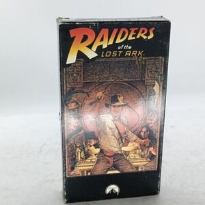 Raiders of the Lost Ark VHS 1981 Indiana Jones Paramount 1376 Hi-Fi Stereo